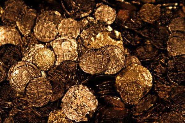 old gold  coins